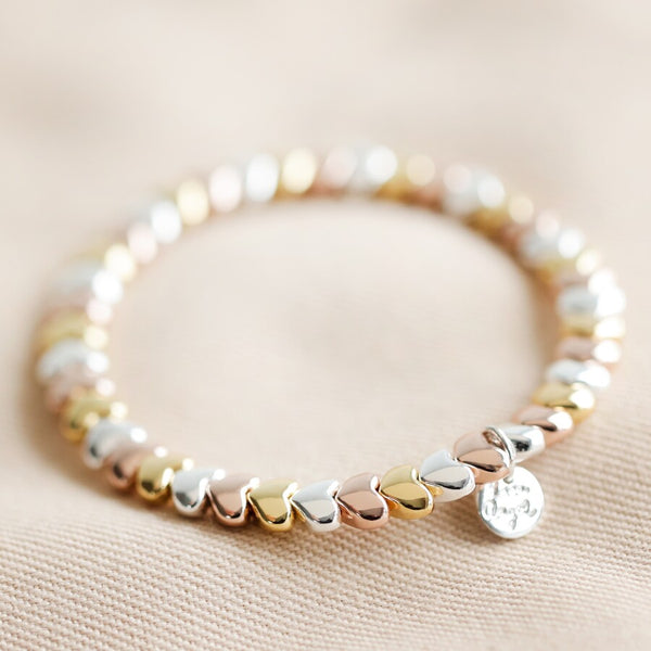 Beaded Hearts Bracelet