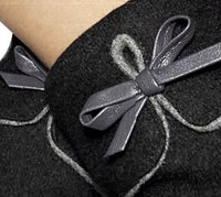 Vintage Style Bow Touchscreen Gloves