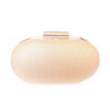 Glitter Clutch Bag in Rosie Champagne Gold
