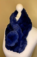 Faux Fur Pom Pom Scarf