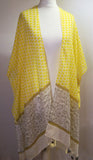 Sunshine Yellow Tasselled Kaftan