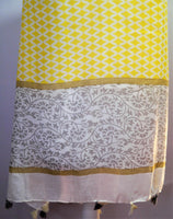 Sunshine Yellow Tasselled Kaftan