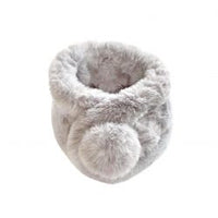 Faux Fur Pom Pom Scarf