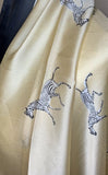 Zebra Print Silk Scarf