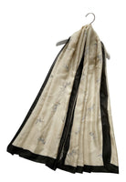 Zebra Print Silk Scarf
